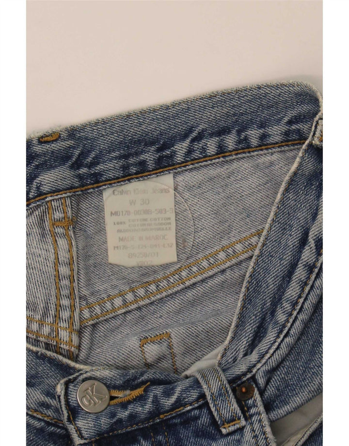 Calvin Klein Jeans rectos para hombre W30 L29 Algodón azul