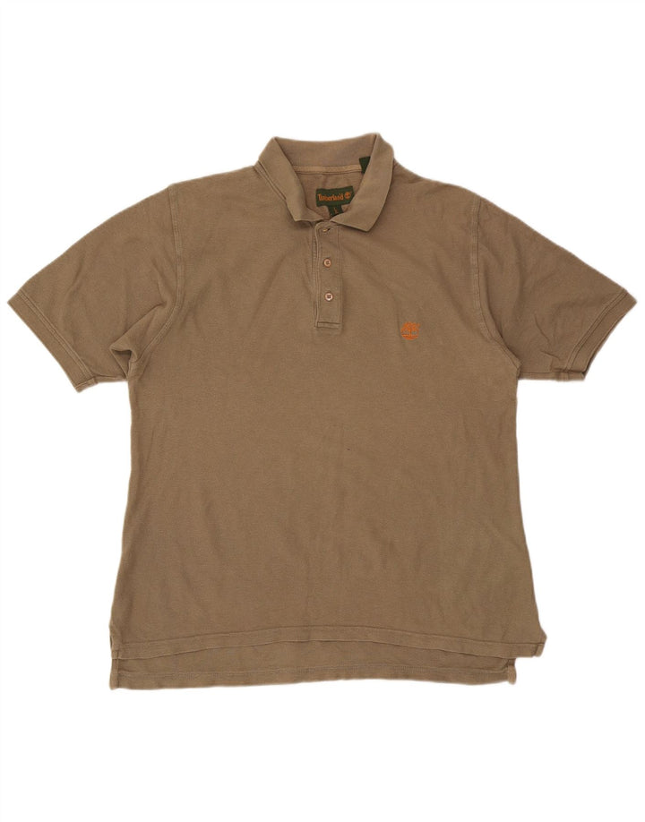 Timberland Polo Hombre Algodón Beige Grande