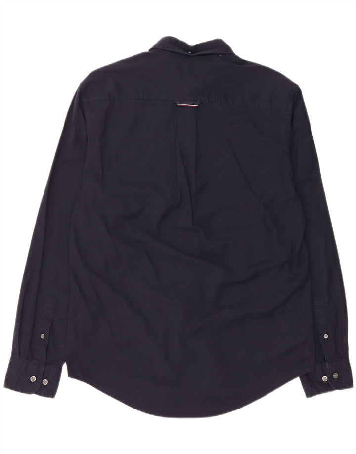 Camisa Tommy Hilfiger Hombre Algodón Azul Marino Mediano