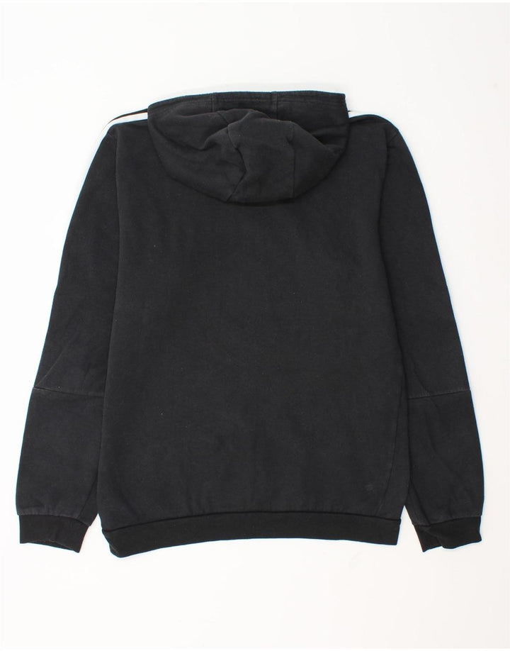 Adidas Hombre Sudadera Con Capucha Jumper Medium Negro Algodón