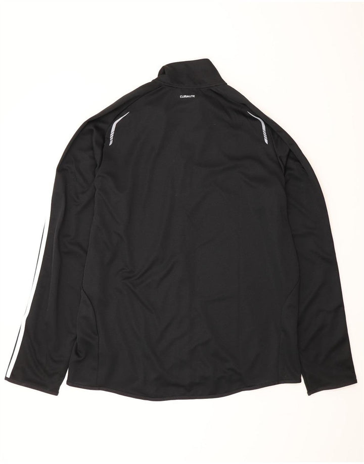 Adidas Mens Climalite Chándal Top Chaqueta 2XL Negro Poliéster