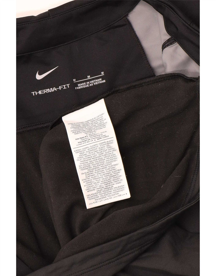 Nike Chaqueta de chándal Therma-Fit para hombre, talla mediana, color negro