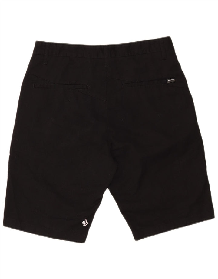 Pantalones cortos chinos Volcom W30 Medium Black Cotton para hombre