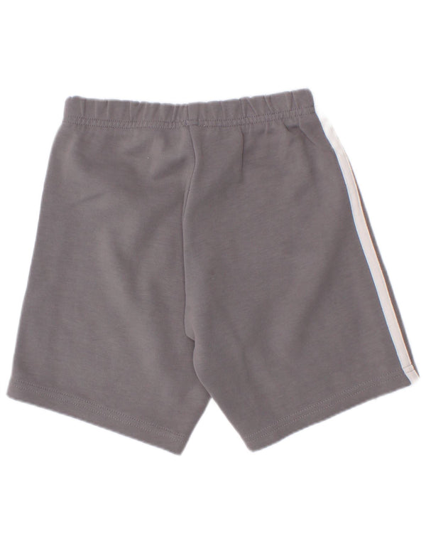 Adidas Pantalones cortos deportivos para niño 5-6 años Gris Algodón