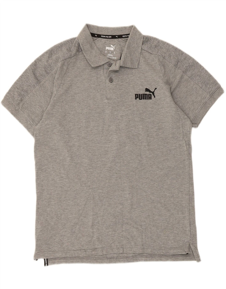 Polo Puma Hombre Pequeño Gris Moteado