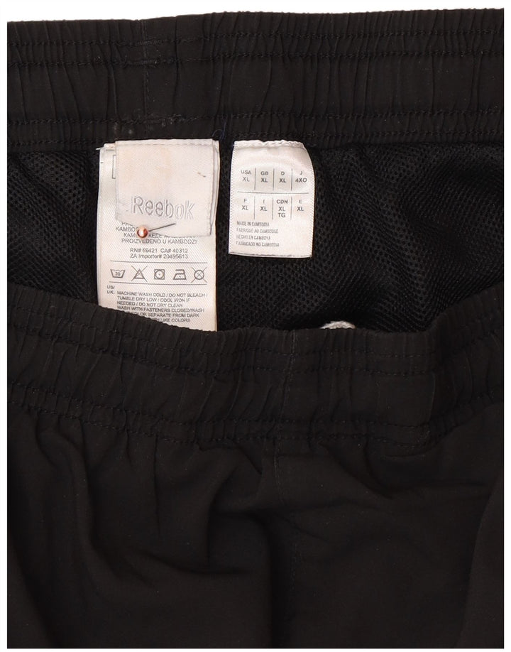 REEBOK Pantalón Chándal Hombre XL Negro Poliéster