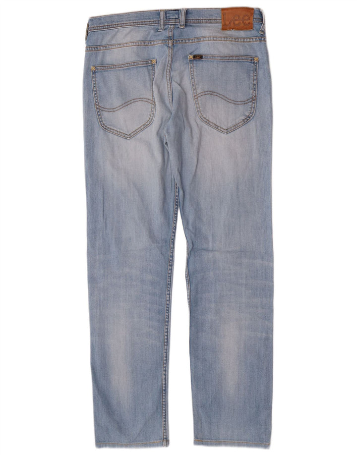 Vaqueros Rectos Desgastados W30 L30 Azul Mujer Lee