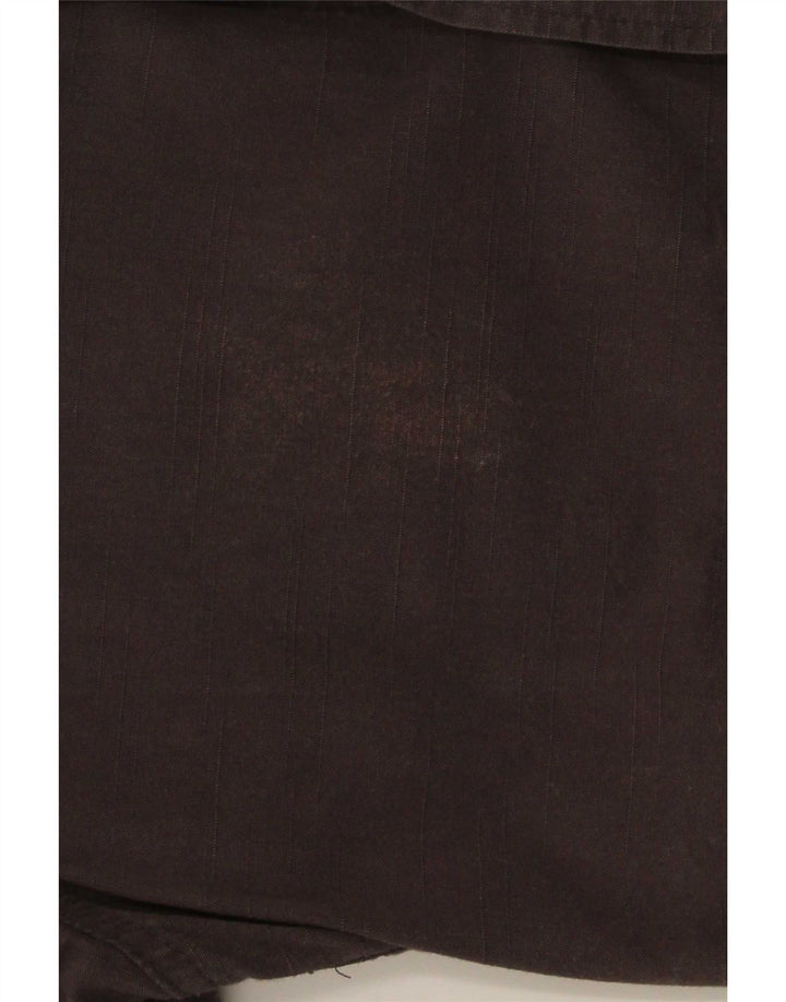 Wrangler Camisa Regular Fit Para Hombre Algodón Marrón Pequeño