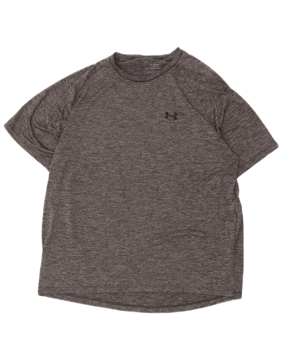 Camiseta Under Armour Hombre Top XL Poliéster moteado gris