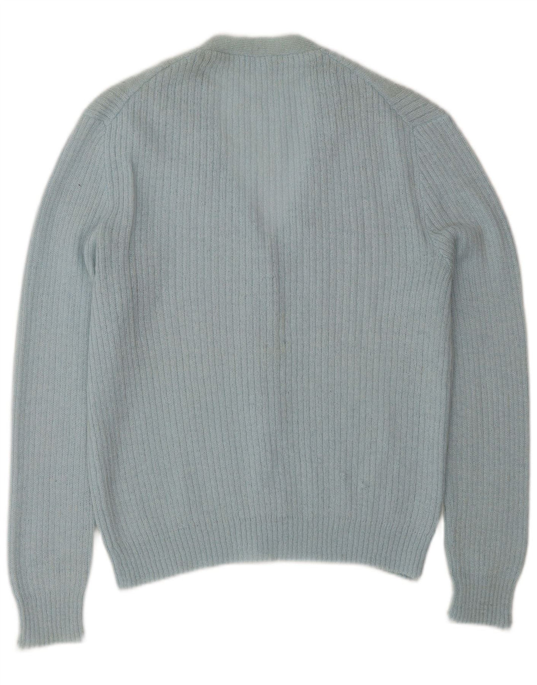 Vintage mujer Cardigan suéter Reino Unido 14 grande azul clásico