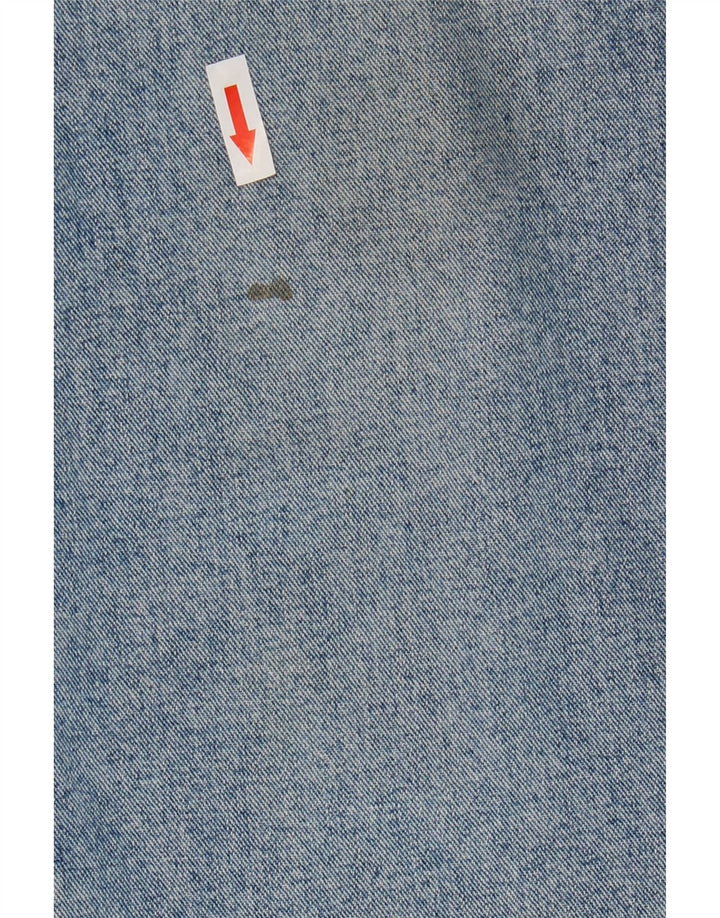 Gas Hombre Cargo Peto Jeans Medio W34 L31 Algodón Azul