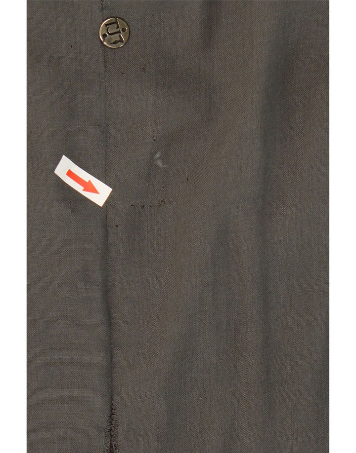 Vestido Trussardi Mujer IT 44 Viscosa Gris Medio