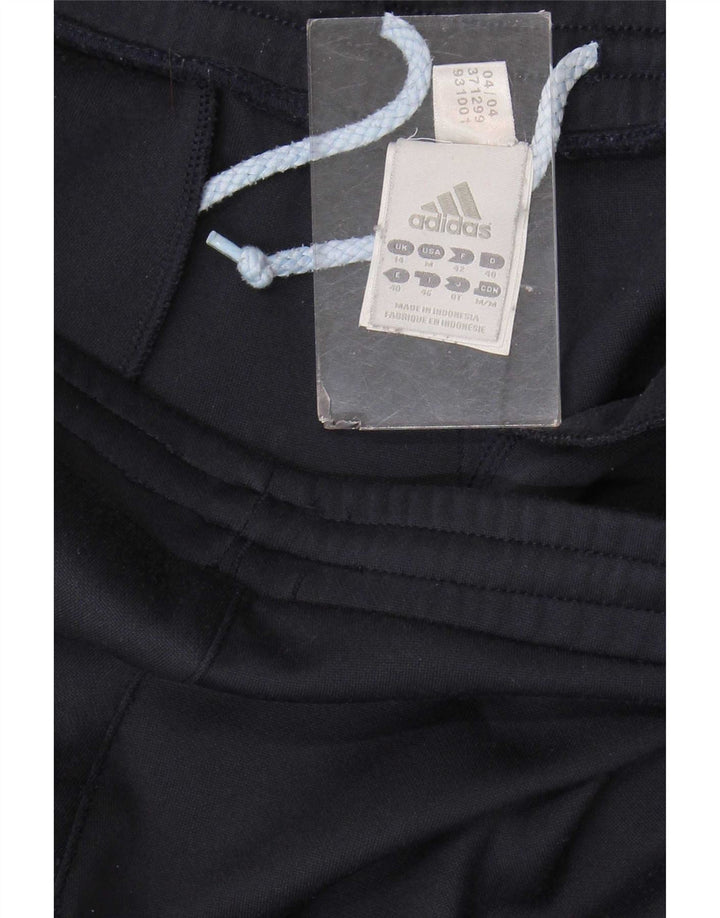 Adidas Pantalones de chándal para mujer UK 44 Medio Azul marino Poliéster