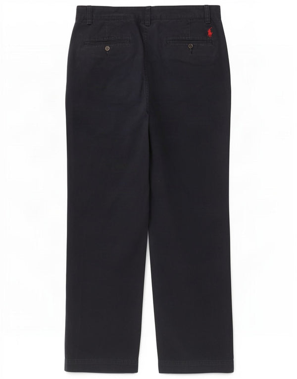 Polo Ralph Lauren Pantalones chinos rectos para hombre W32 L32 Algodón azul marino