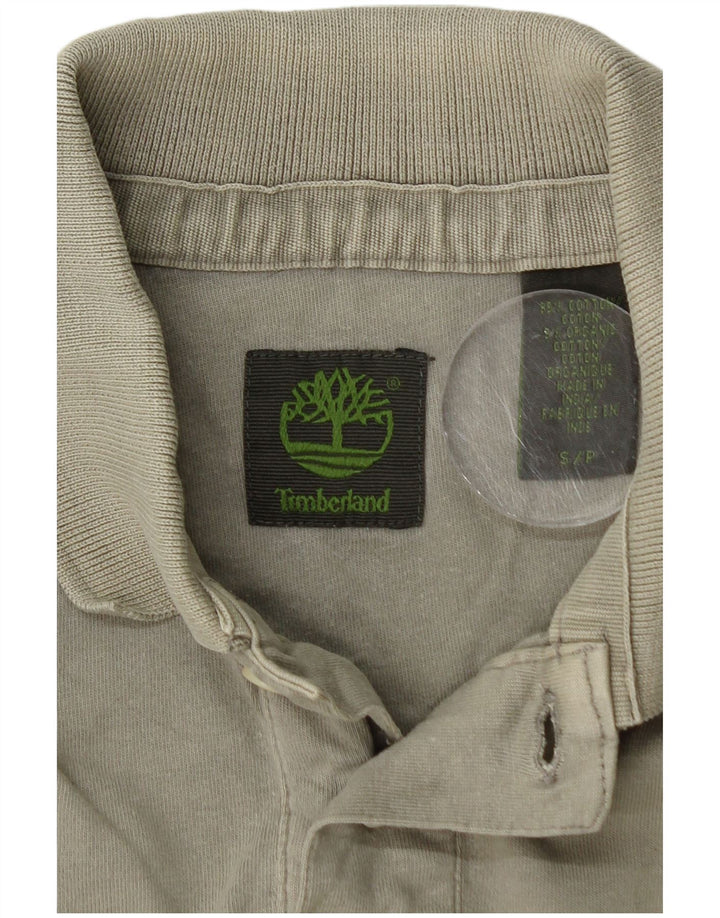 TIMBERLAND Polo Hombre Small Khaki Algodón