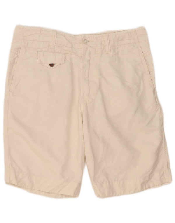 Pantalones Cortos Cargo Diesel Mujer W31 Algodón Blanco Mediano