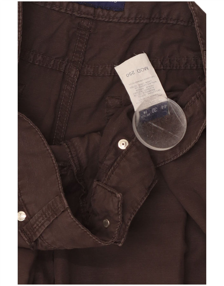 TRUSSARDI Bermudas Hombre W28 Small Marrón Algodón