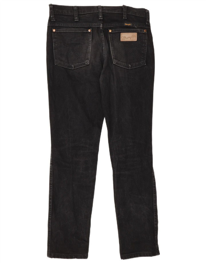 Wrangler Vaqueros rectos para hombre W29 L30 Algodón negro