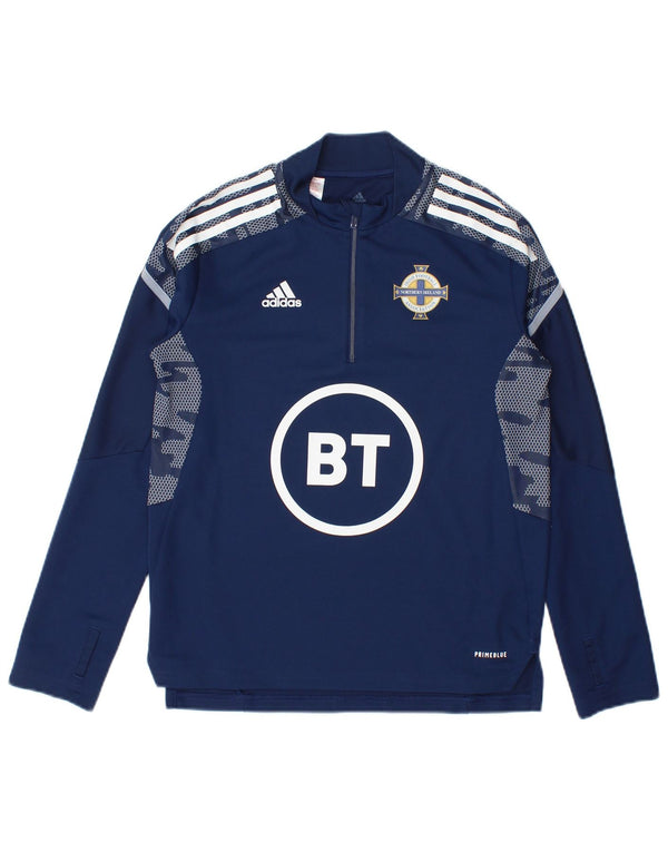 Adidas Boys Graphic Top Manga Larga 11-12 Años Azul Marino