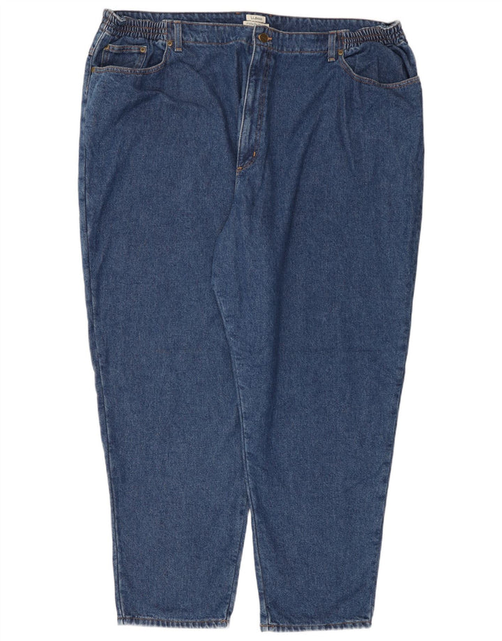 L.L.BEAN Vaqueros rectos de ajuste original para mujer US 26 5XL W52 L30 Azul