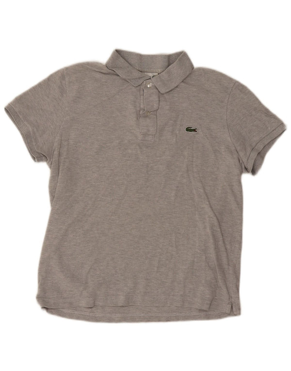 Lacoste Polo Slim Fit para Hombre Talla 4 Algodón Gris Medio