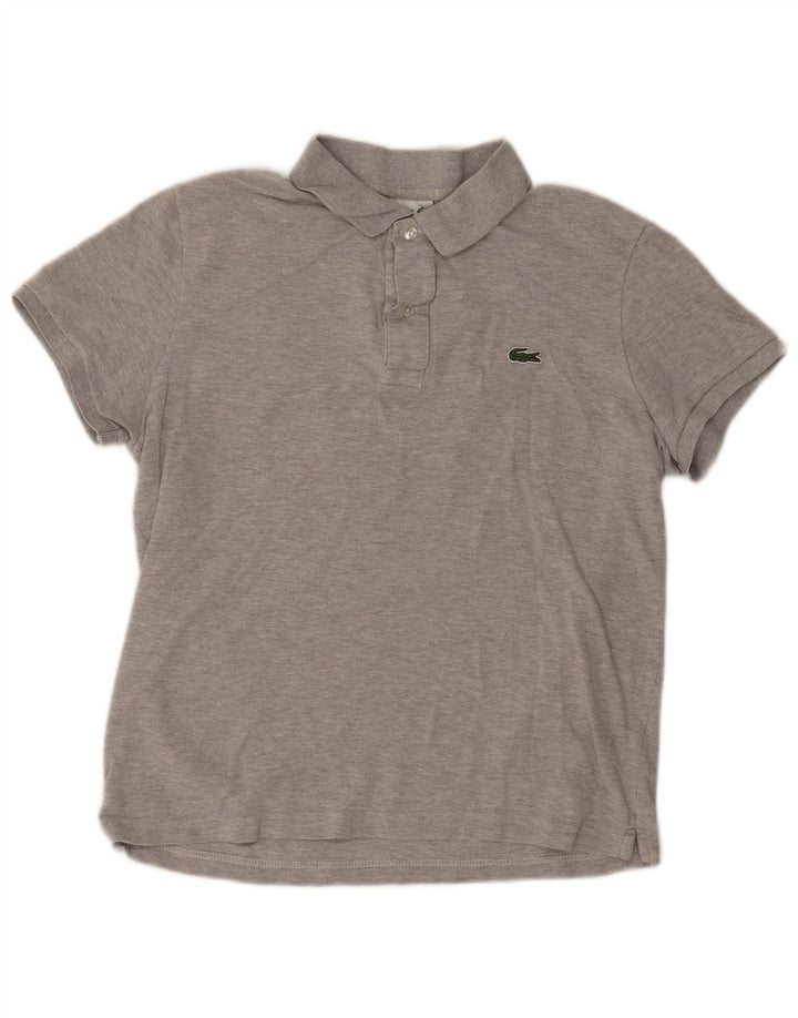 Lacoste Polo Slim Fit para Hombre Talla 4 Algodón Gris Medio