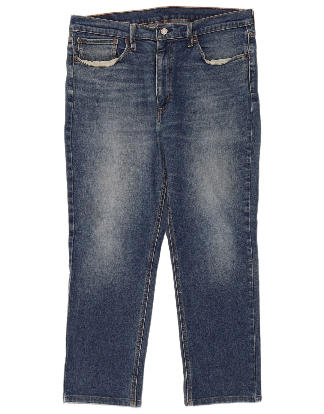 Levi's Mujer 541 Tapered Jeans W36 L27 Algodón Azul