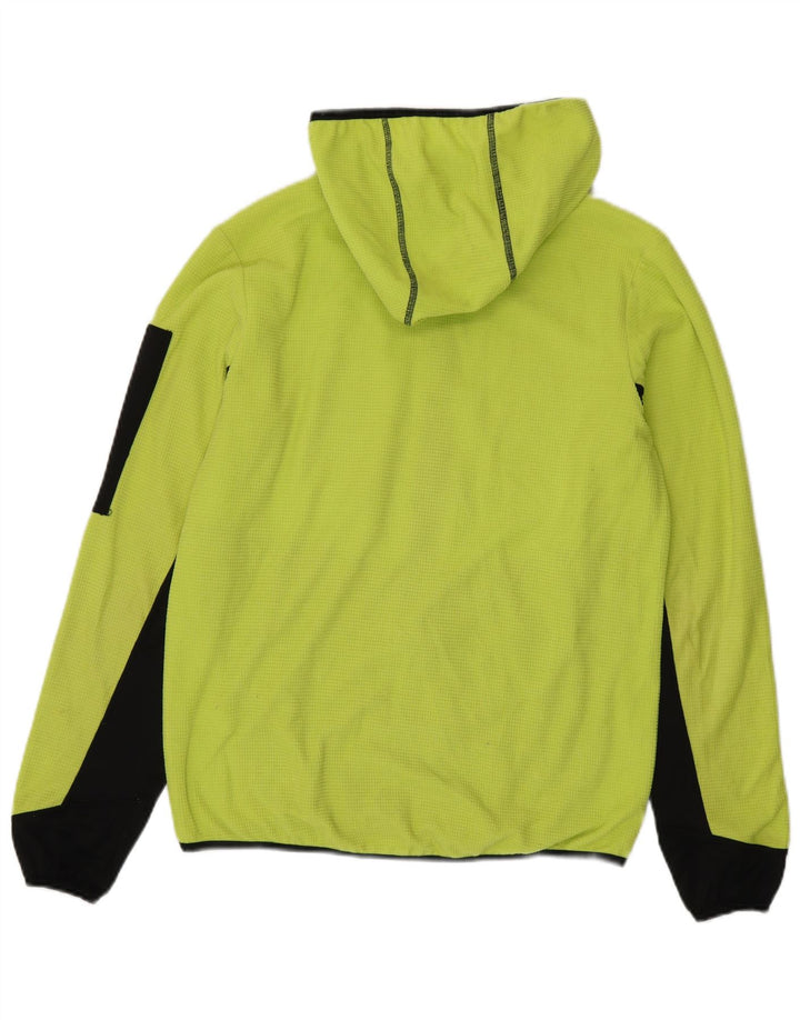 SLAM Hombre Sudadera Con Capucha Y Cremallera Small Verde Colorblock Poliéster