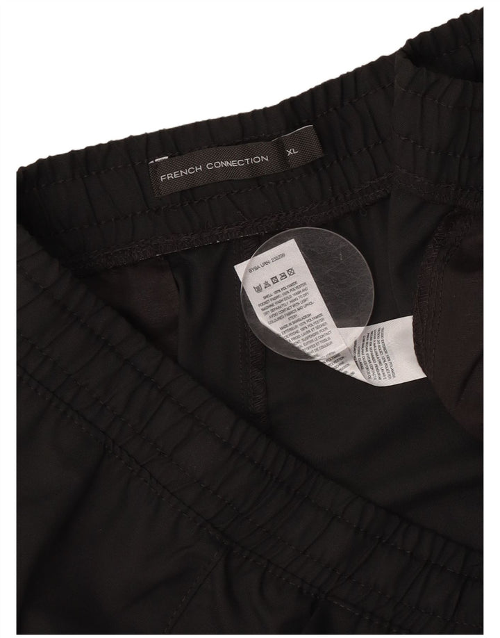 French Connection Pantalones tipo joggers cargo para hombre XL W38 L29 Poliamida gris