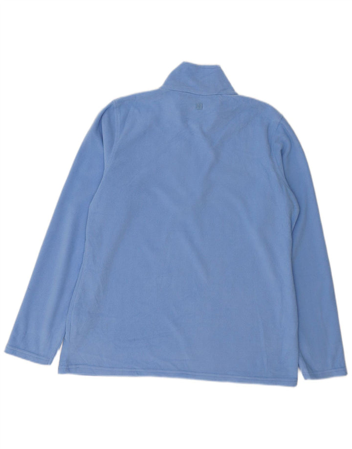 Jersey polar con cremallera y cuello para mujer de Mountain Warehouse UK 46 Poliéster azul grande