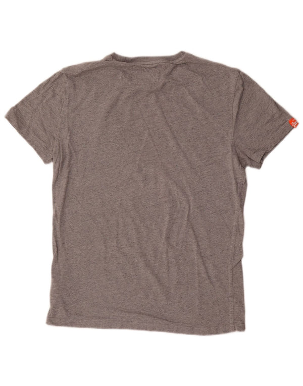 Superdry Hombre Camiseta Top Small Gris Algodón