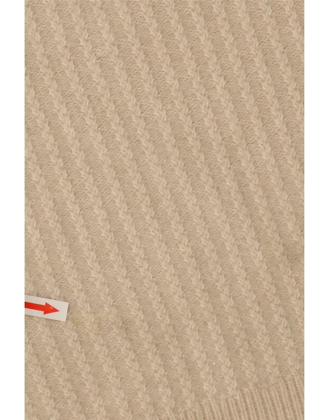 Reiss Jersey De Cuello Redondo Para Hombre XL Lana Beige