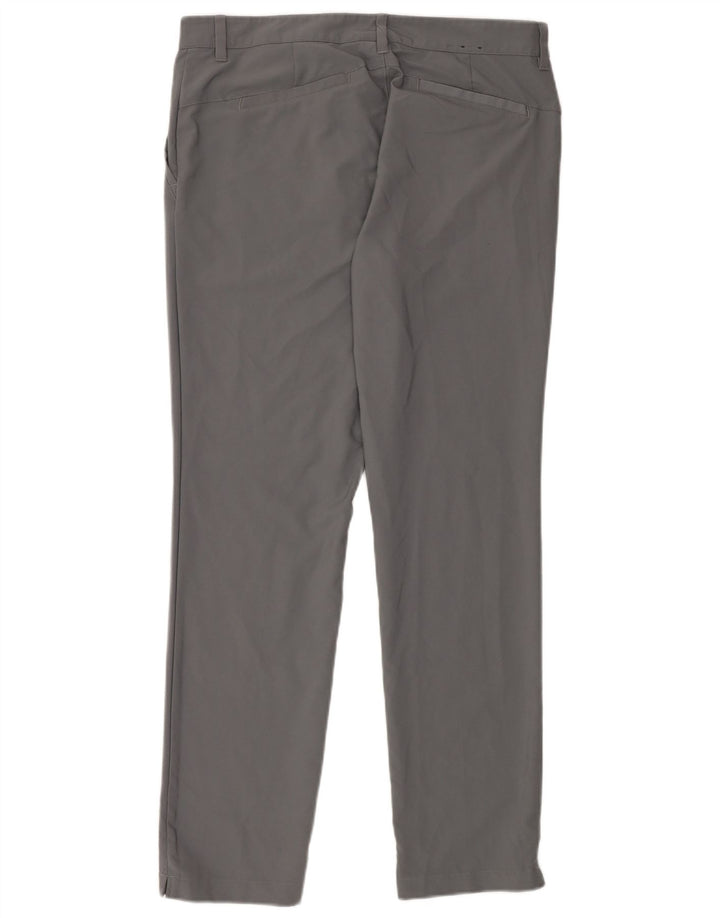 Pantalón chino ajustado ADIDAS para hombre W34 L32 Poliéster gris