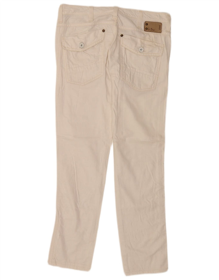 Vaqueros ajustados para mujer G-Star W31 L34 Algodón blanco