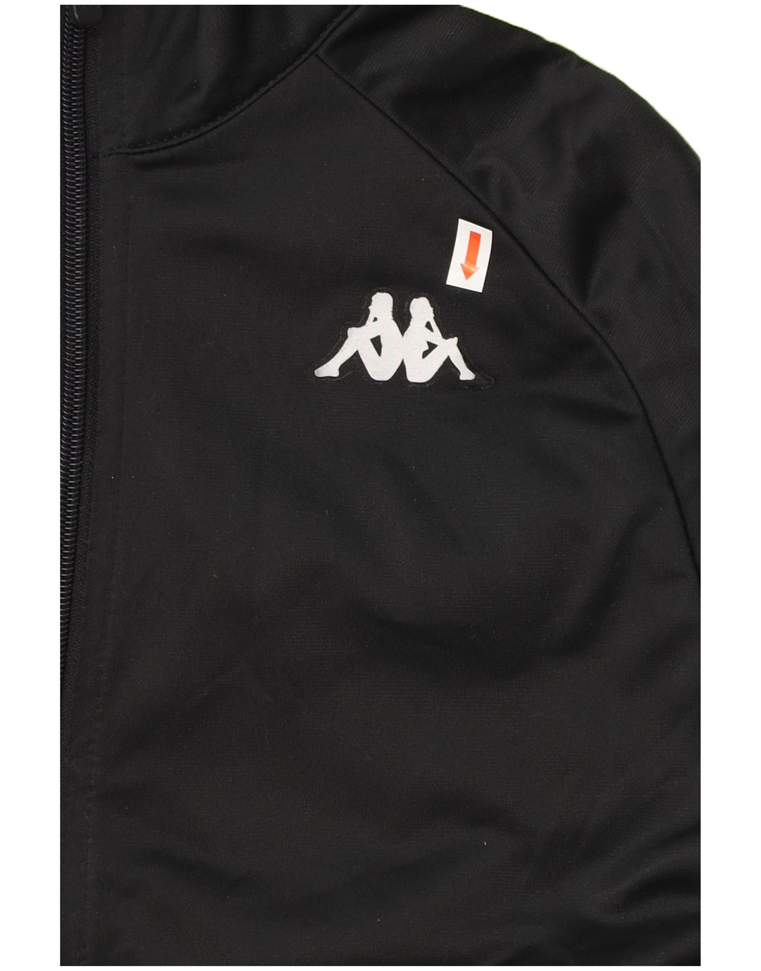 KAPPA Chándal completo con gráfico para niños 15-16 años Poliéster color block negro