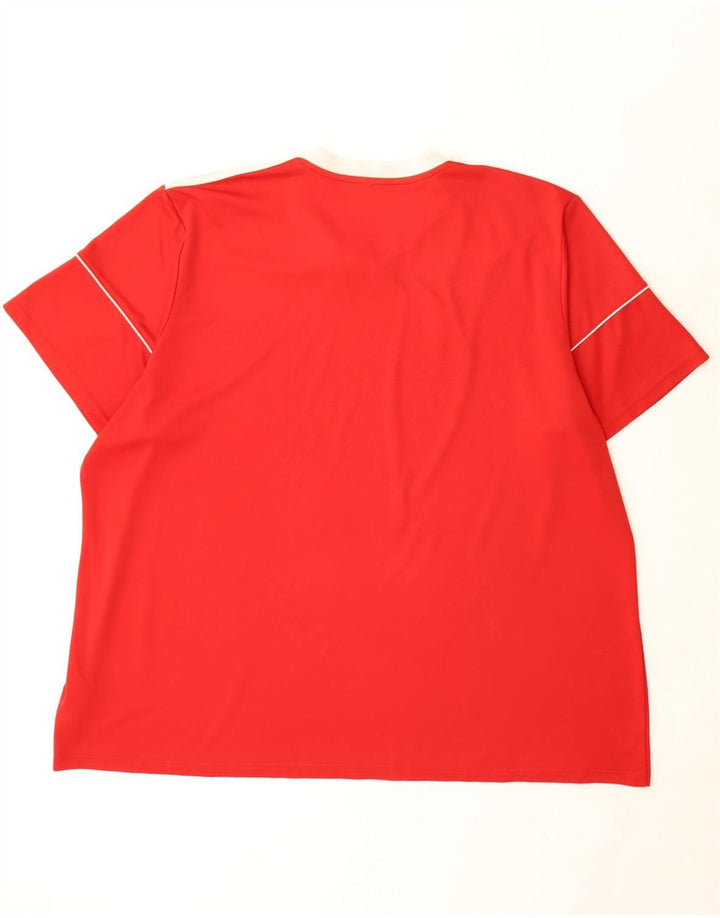 Adidas Camiseta Aeroready para hombre Top 3XL Poliéster rojo