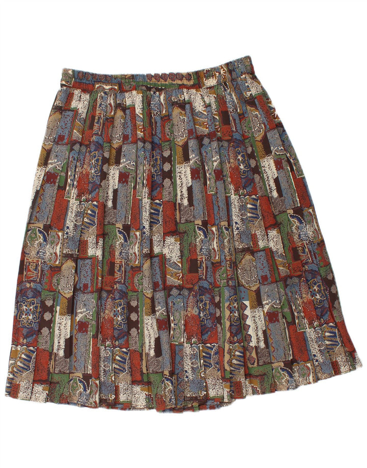 Canda Falda plisada con cuchillo para mujer EU 46 XL W32 Patchwork multicolor