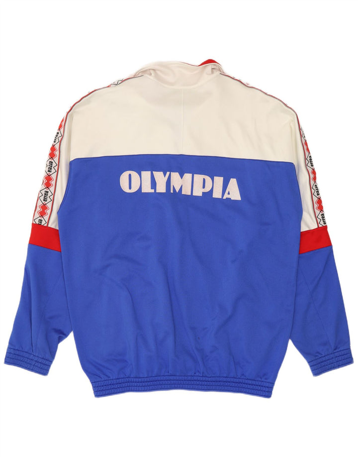 Errea Hombre Chaqueta De Chándal Con Gráfico XL Nylon Color Block Azul