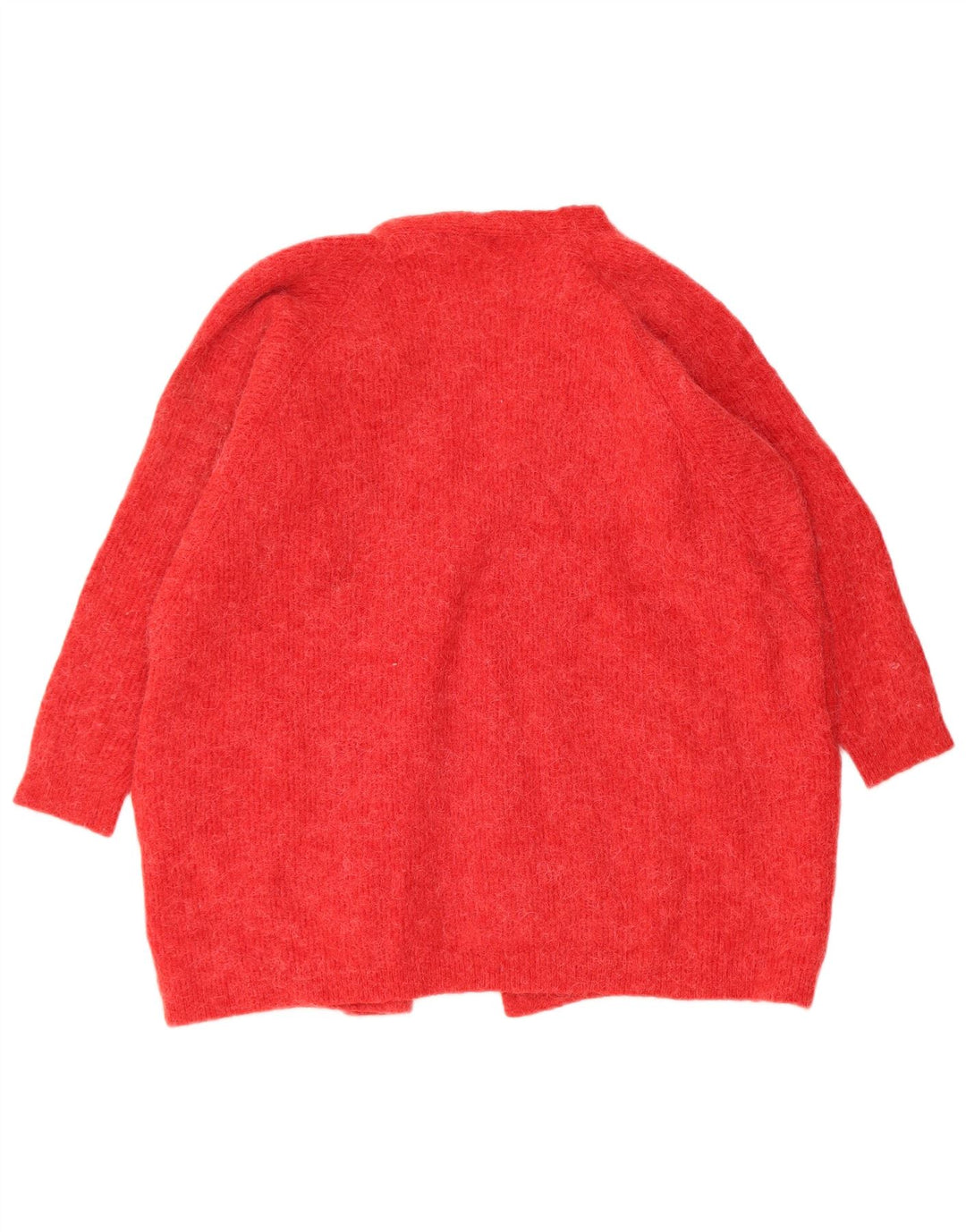MINT VELVET Suéter tipo cárdigan abierto de gran tamaño para mujer UK 46 Grande Rojo