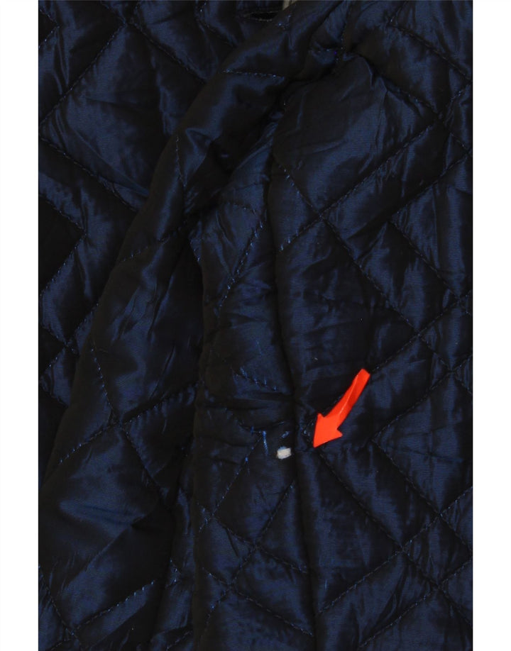 Giulia Galanti Chaqueta acolchada para mujer Reino Unido 12 Azul marino mediano