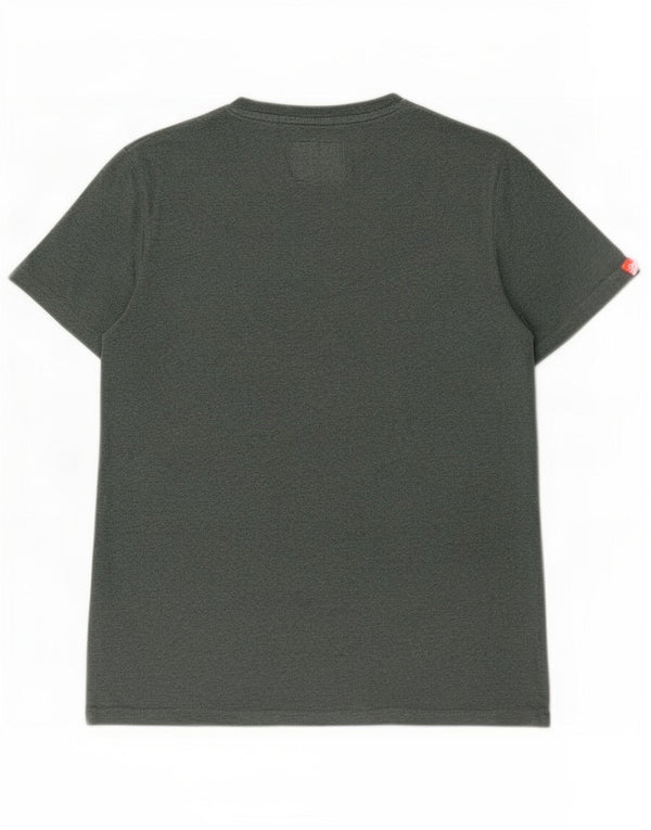 Superdry Hombre Camiseta Top XL Algodón Verde
