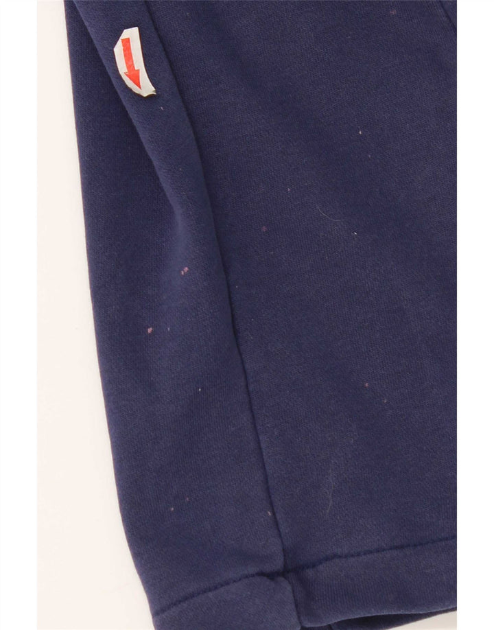 Nike - Pantalones de chándal con gráfico para hombre, talla pequeña, algodón azul marino