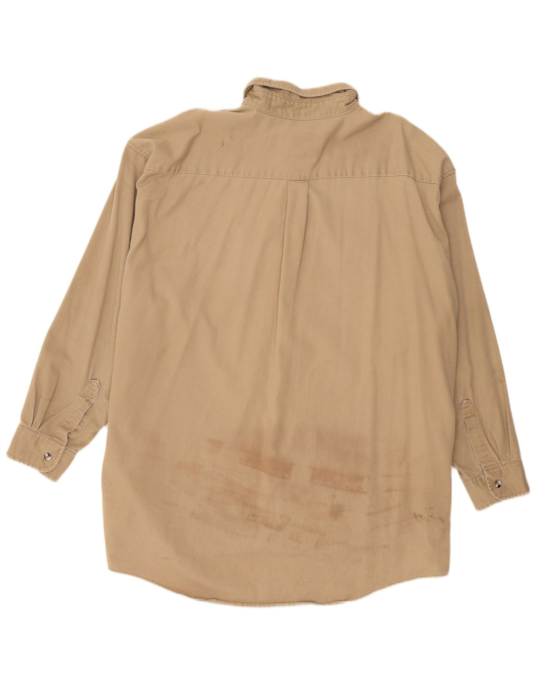 Wrangler Camisa alta para hombre 3XL Algodón beige
