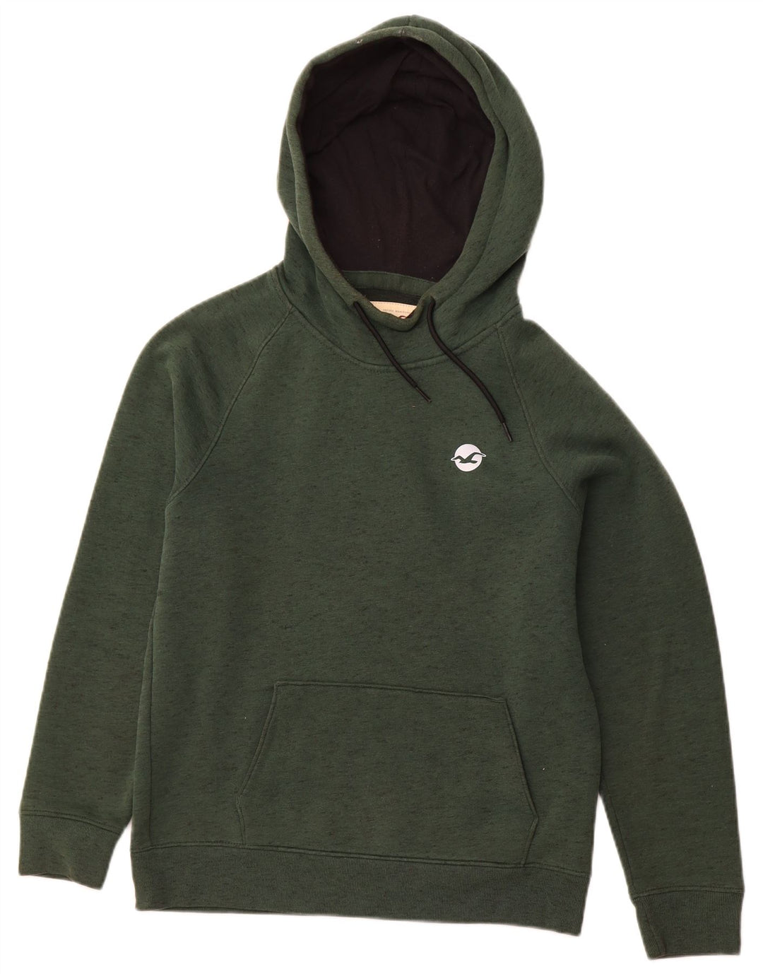 HOLLISTER Jersey con capucha para hombre de algodón moteado verde pequeño