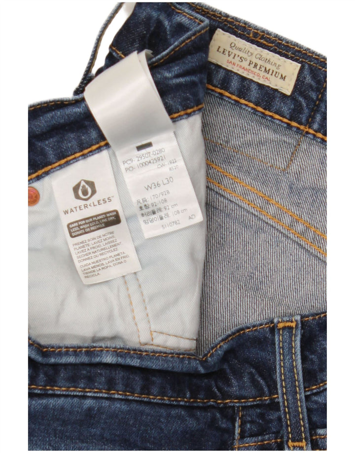LEVI'S Vaqueros rectos para hombre W36 L27 Algodón azul