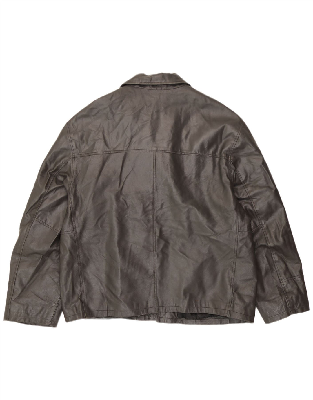 Conbipel Chaqueta de cuero para hombre IT 52 Cuero gris grande