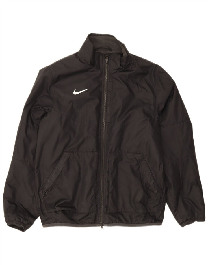 Nike Chaqueta cortavientos para niños 12-13 años Grande Negro Poliéster