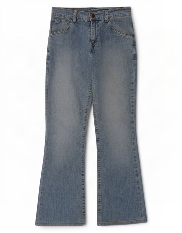 Levi's Womens Flare Flared Jeans W26 L27 Blue Cotton