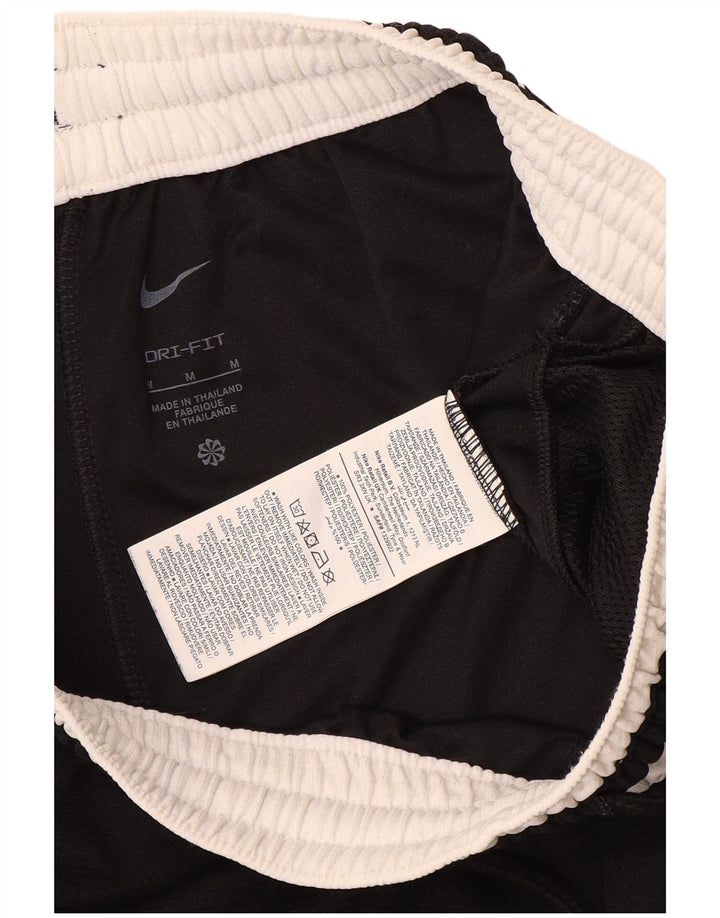 Pantalones cortos deportivos Nike Dri Fit para hombre Poliéster color block negro mediano