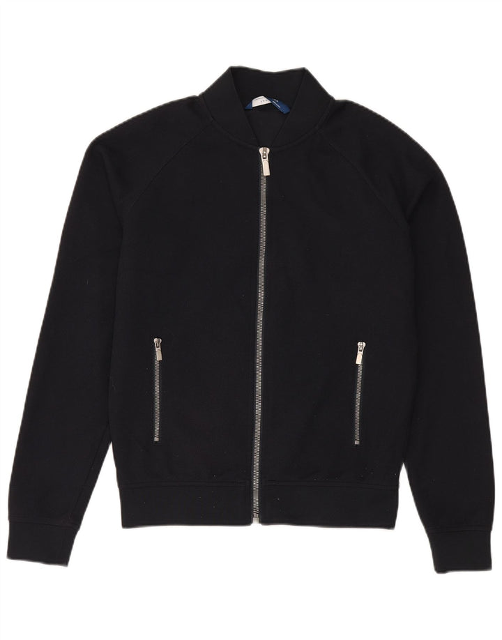 Zara Hombre Chándal Top Chaqueta Mediana Poliéster Negro